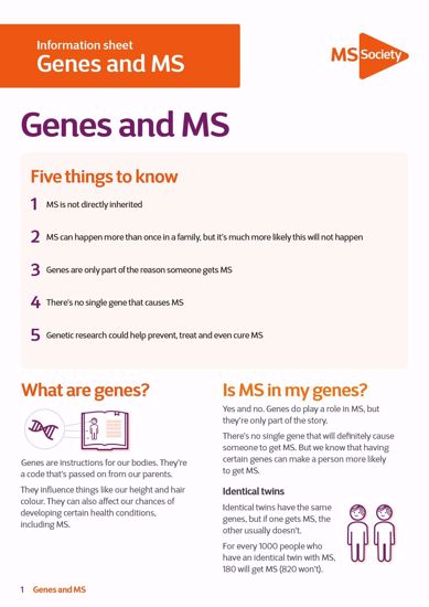 Picture of Genes and MS