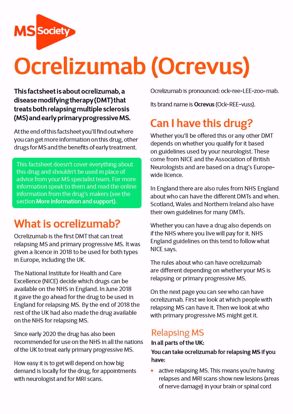 Ocrelizumab (Ocrevus)